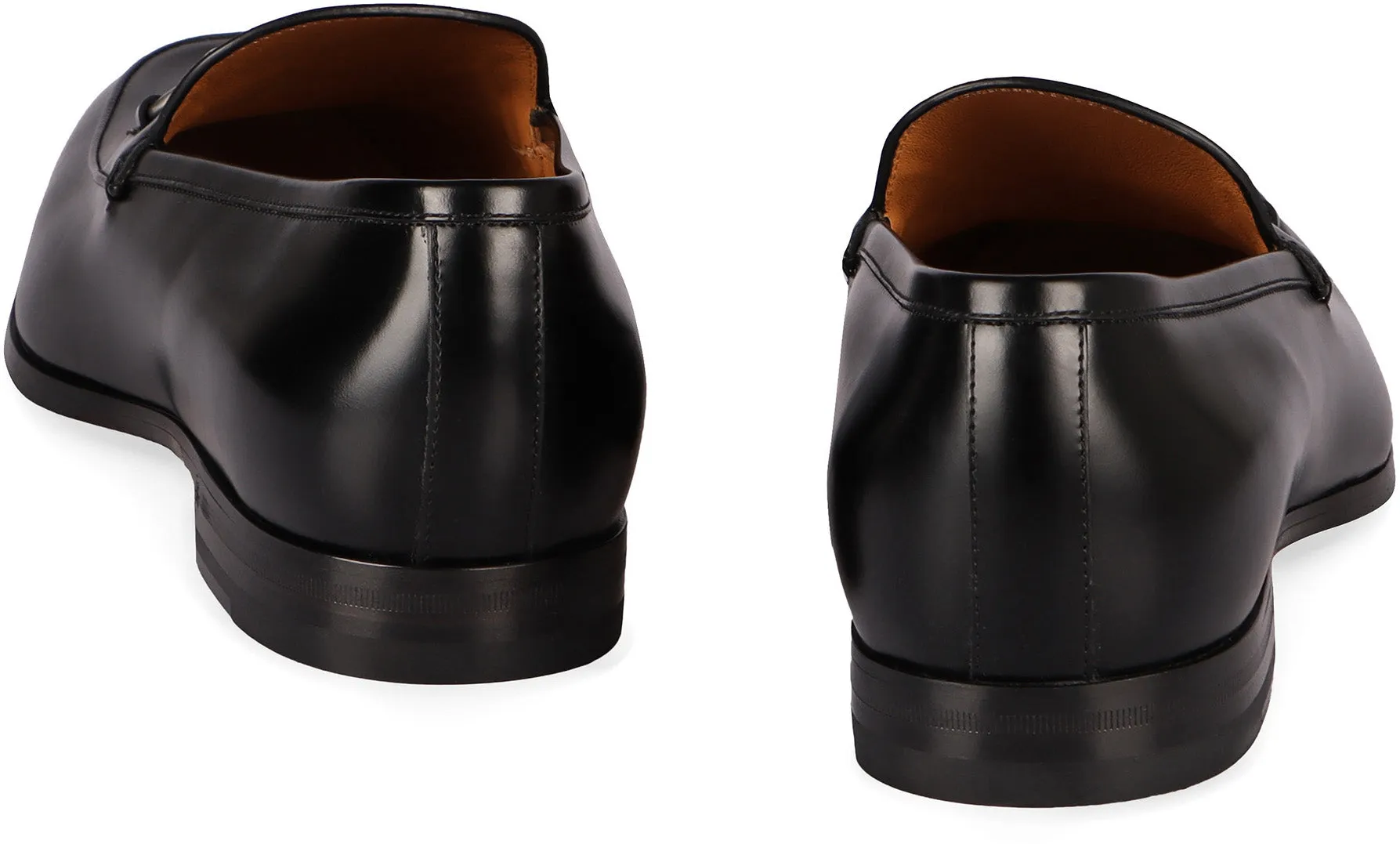 Leather loafers