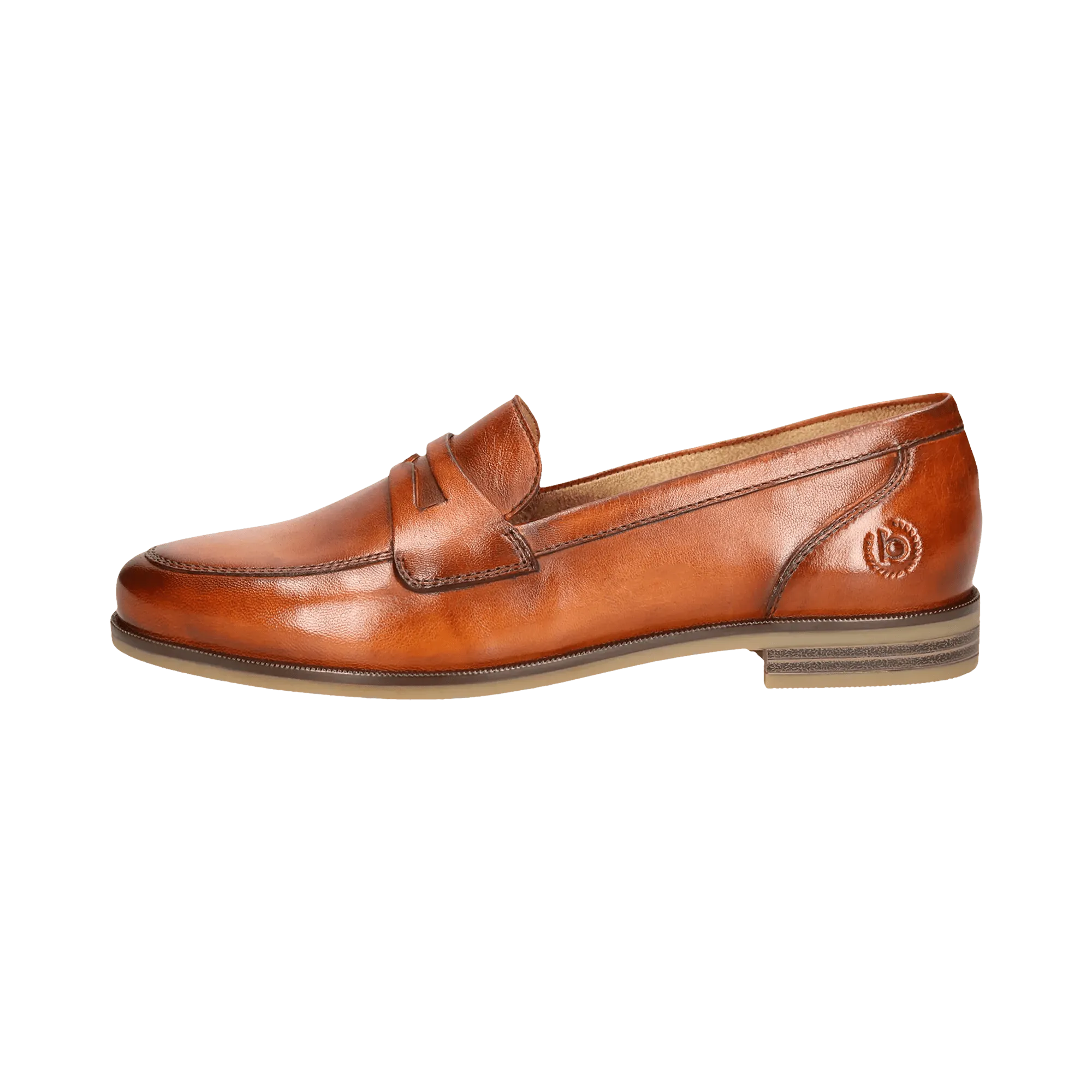 Leder Loafers cognac