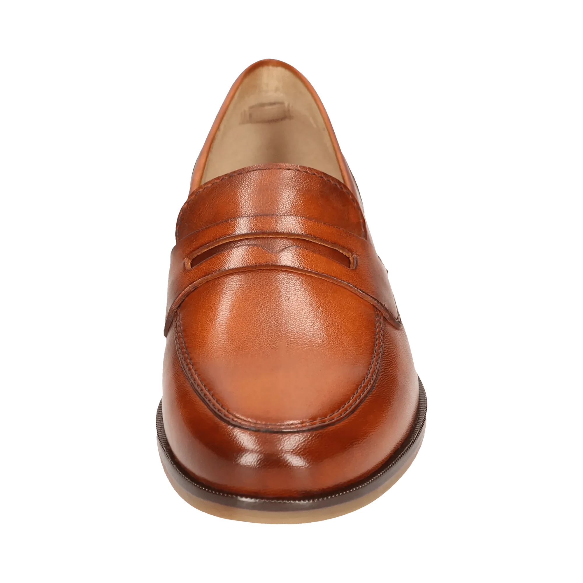 Leder Loafers cognac