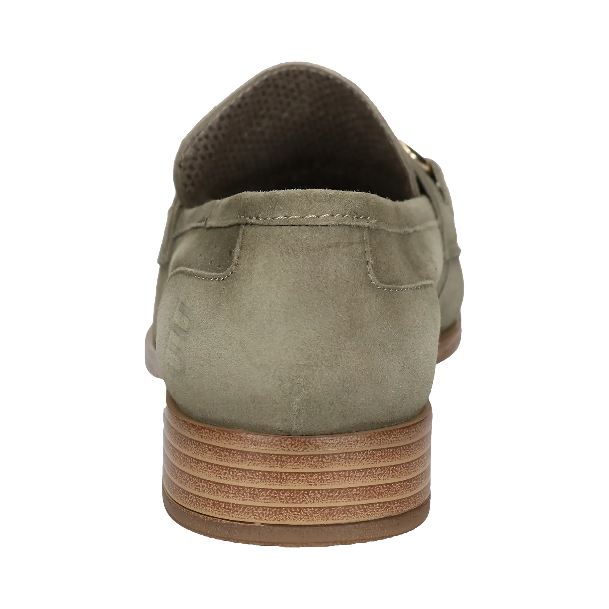 Leder Loafers dunkelgrün