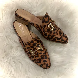 Leopard Print Mule