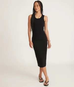 lexi rib daytime midi dress