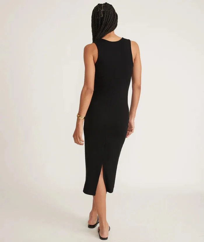 lexi rib daytime midi dress