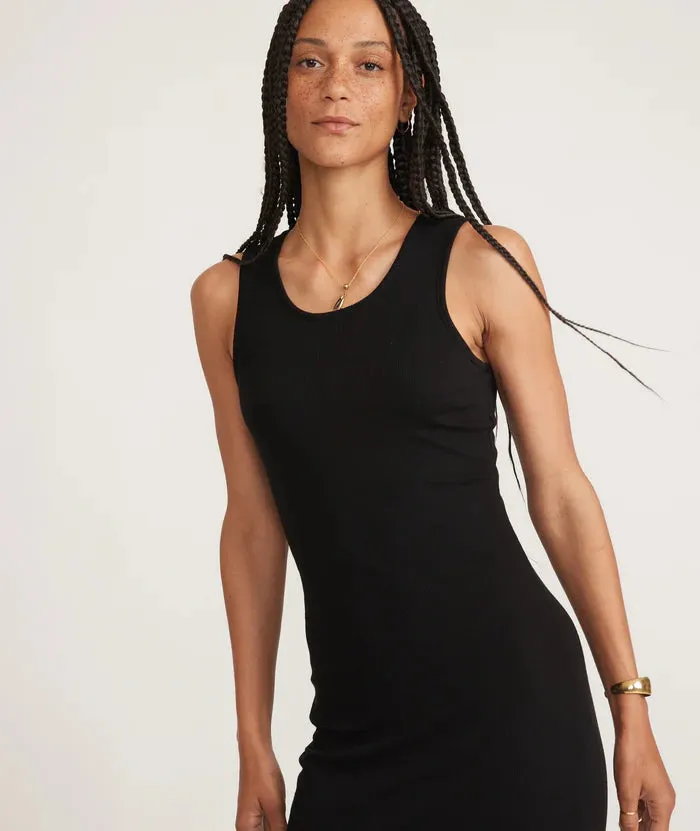 lexi rib daytime midi dress