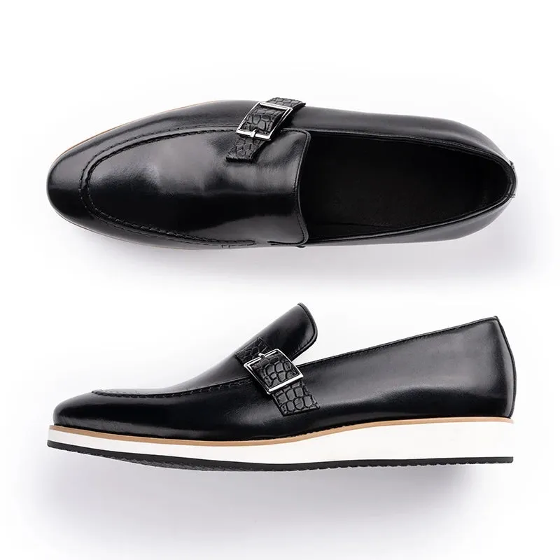 LuxeWalk Herren Kuh Leder Loafer