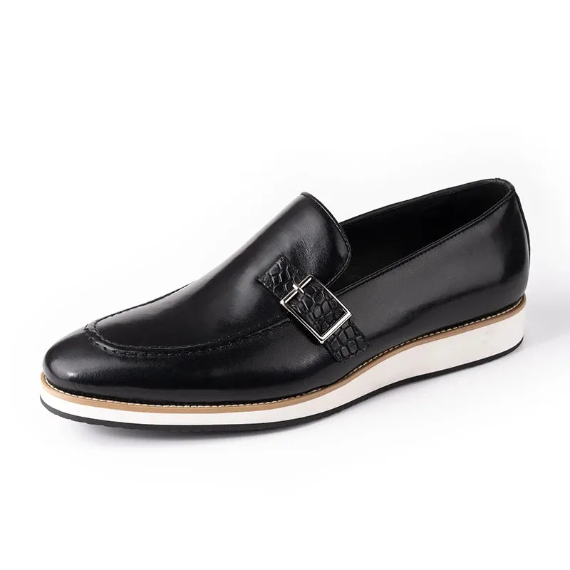 LuxeWalk Herren Kuh Leder Loafer