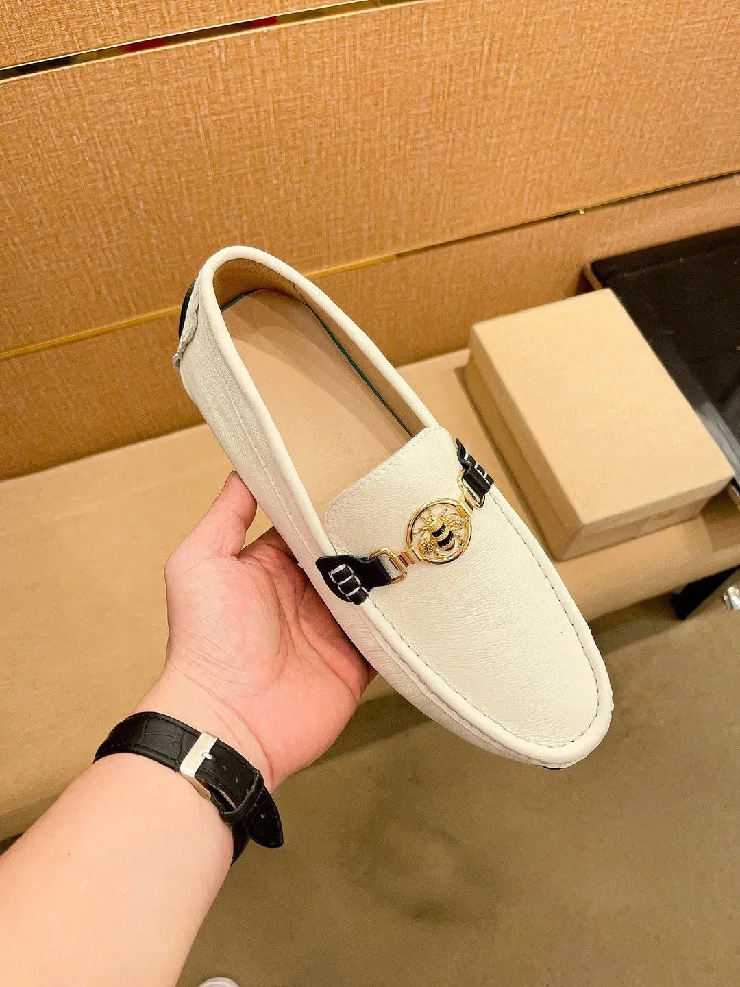 Luxusleder Herrenmode: Exklusive Trend-Freizeitschuhe