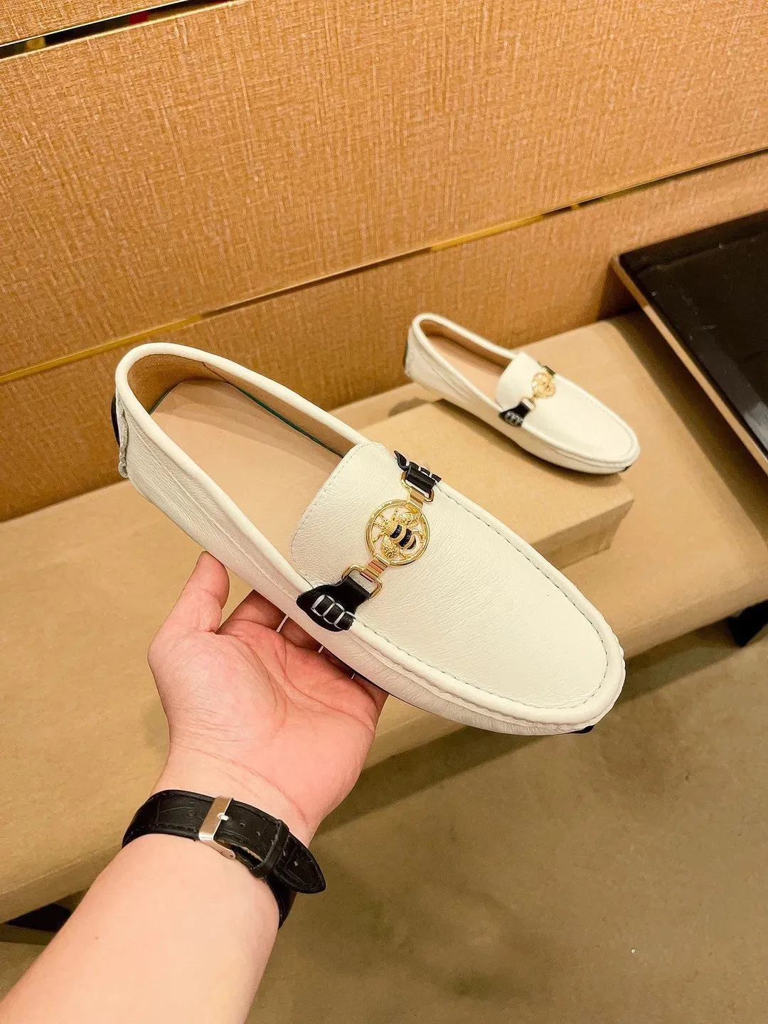 Luxusleder Herrenmode: Exklusive Trend-Freizeitschuhe