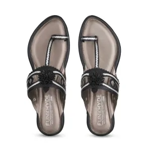Maeri Black Kolhapuri Juttis