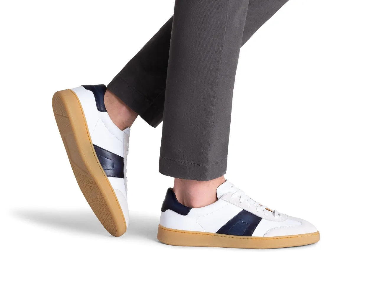 Magnanni Primera Sneaker - White/Navy