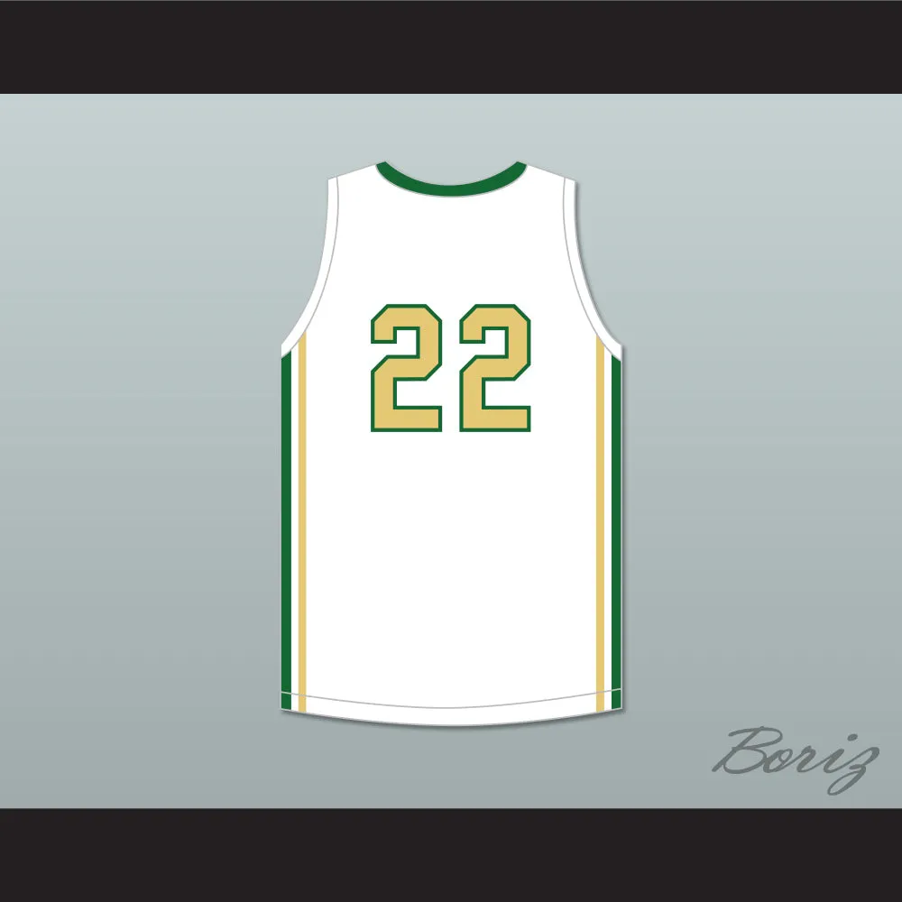 Malaki Branham 22 St. Vincent–St. Mary High School Fighting Irish White Basketball Jersey 1