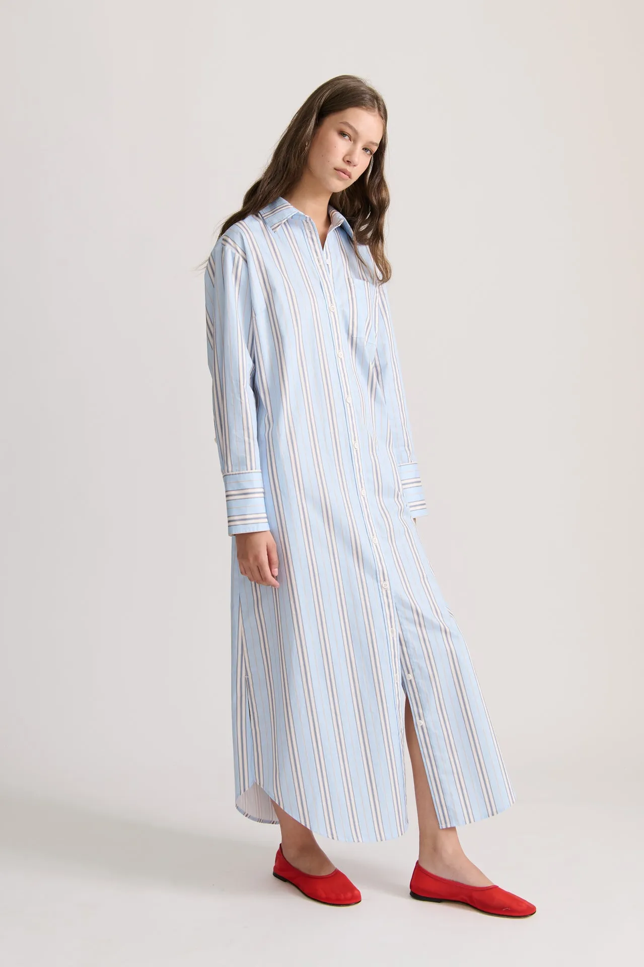 MAXI SHIRT DRESS