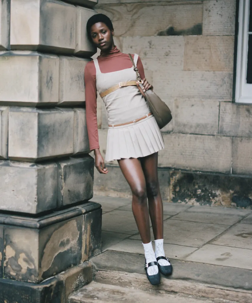 MELANIE SHOULDER BAG OLIVE PEBBLE LEATHER