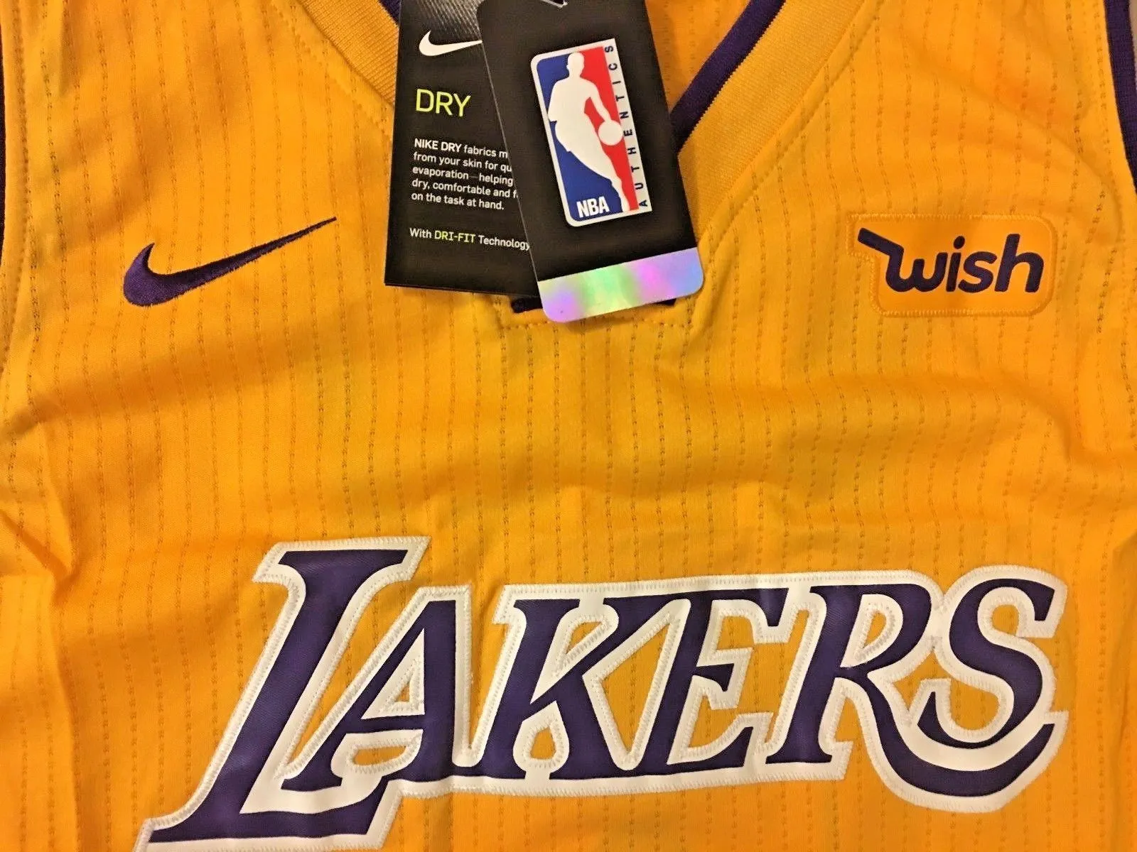 Men 2 Lonzo Ball Jersey Yellow Los Angeles Lakers Jersey Swingman