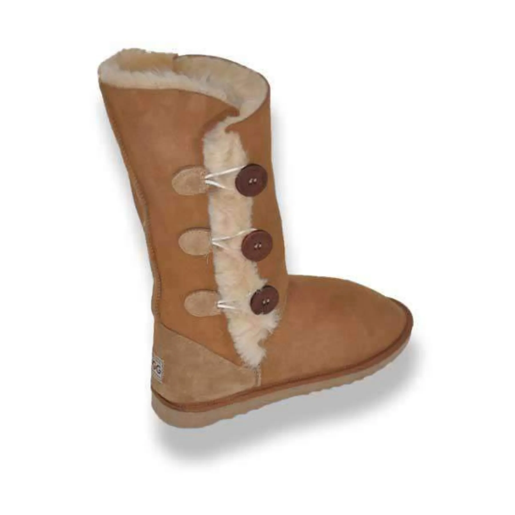Merino Craft Tall Three Button UGG - Chestnut