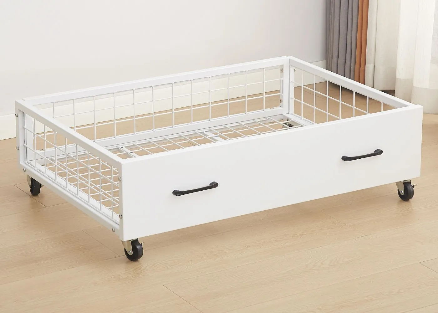 Metal Storage Drawers - White