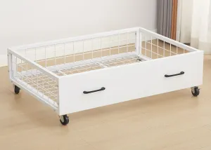 Metal Storage Drawers - White