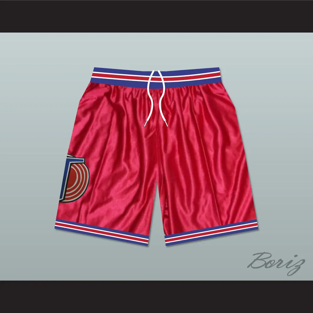 Michael Jordan Space Jam Tune Squad Red Basketball Shorts