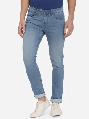 Mid Blue Washed Slim Fit Jeans | JadeBlue