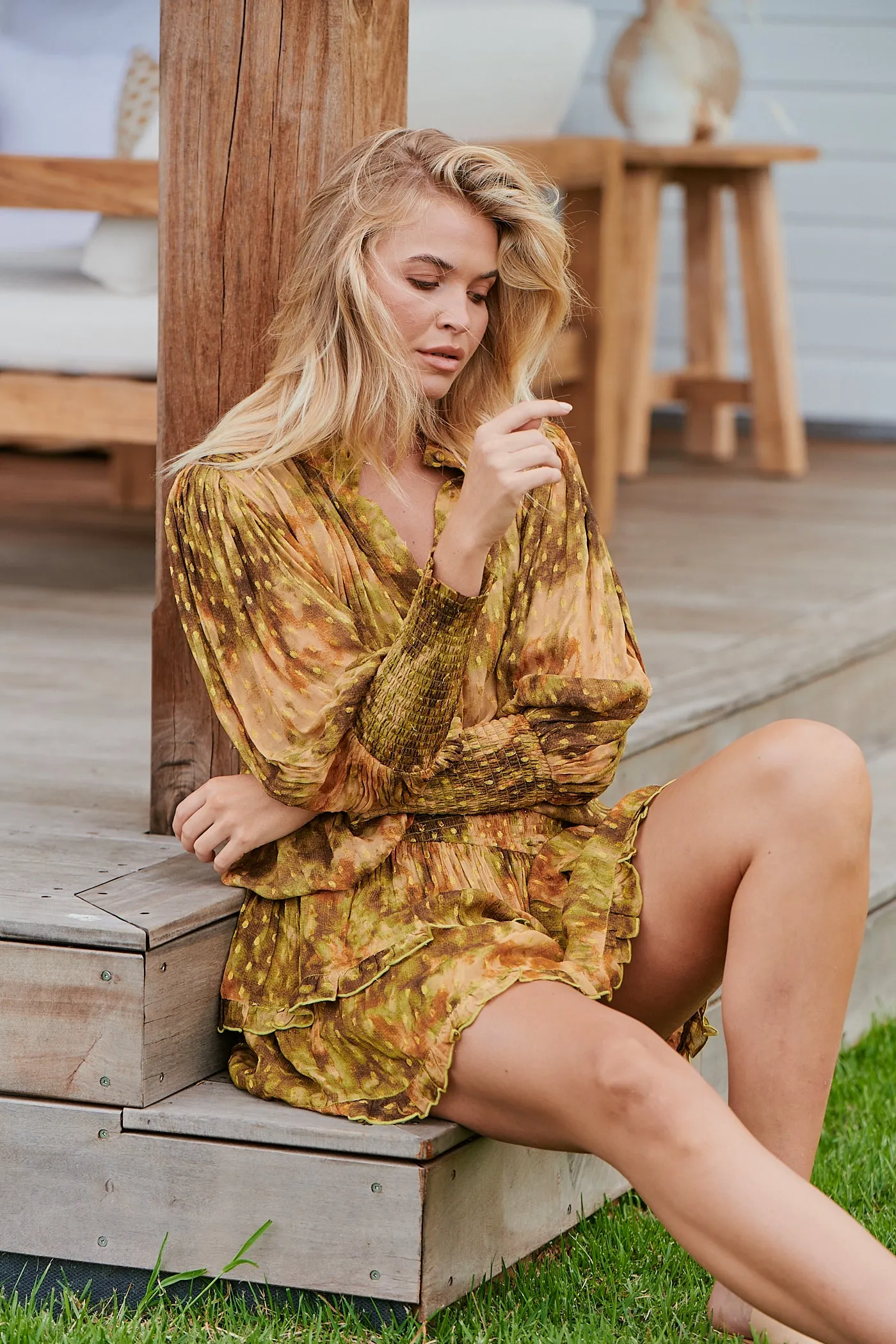 Midsummer Haze Sheer Blouse ~ MOS the label