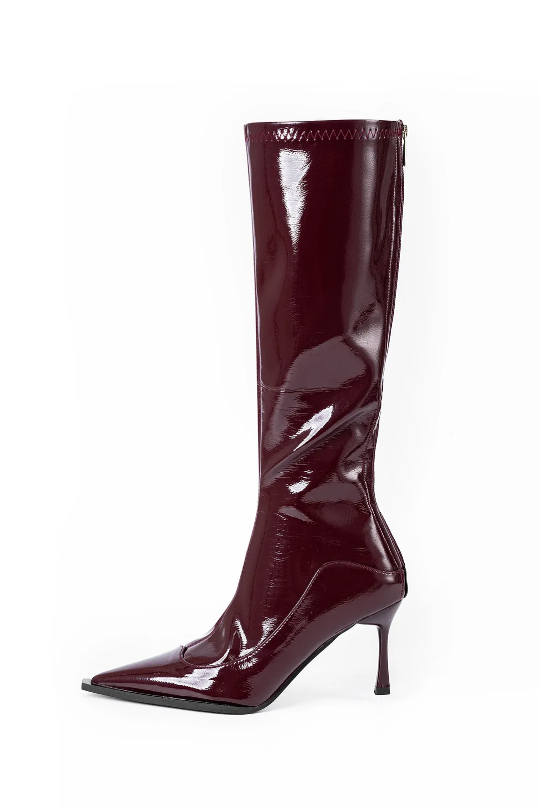 Mila - Sleek & Elegant Woman's Pointed Knee High Boots