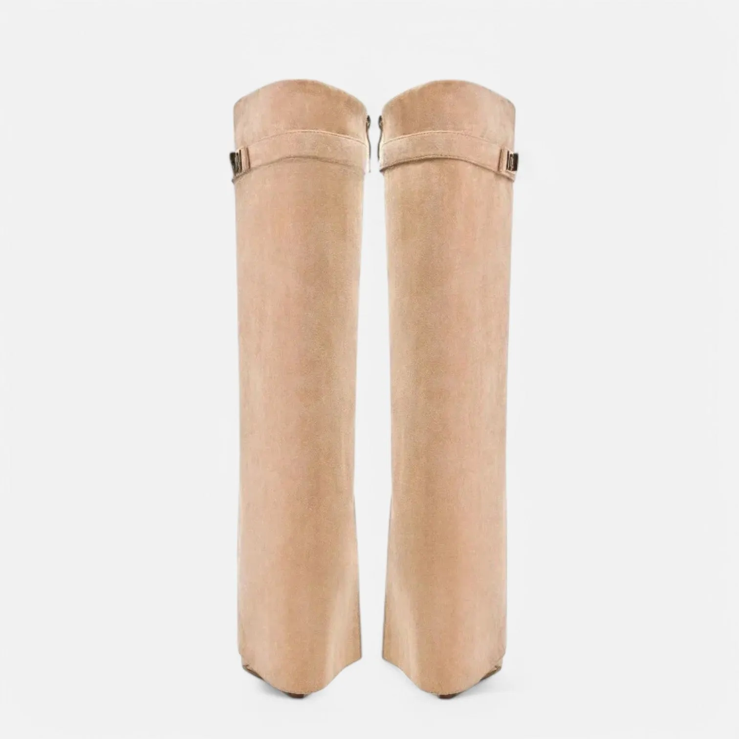 Monacogents | Buckle Knee High Women's Boots