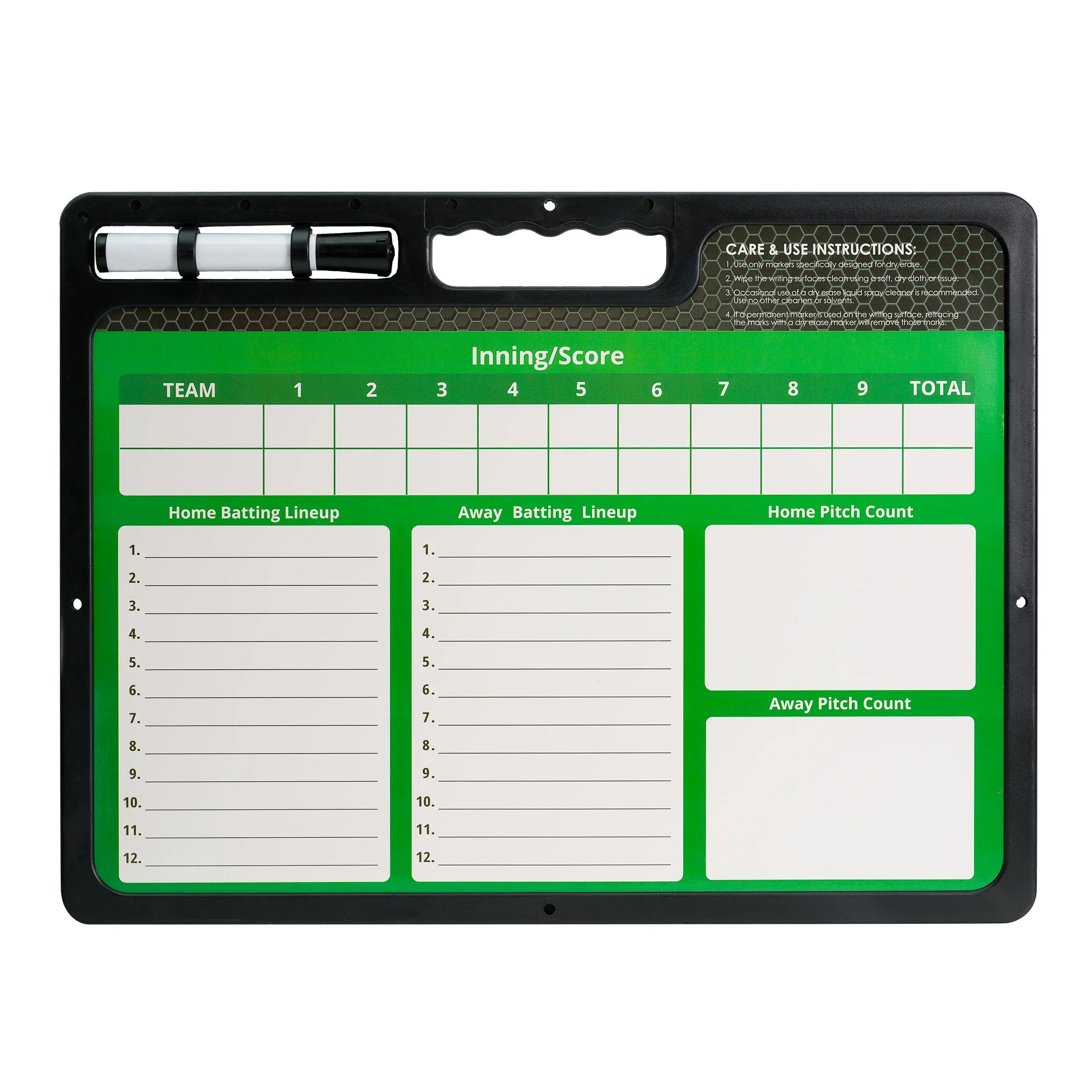 Murray Sporting Goods Premium Baseball Coaches Clipboard