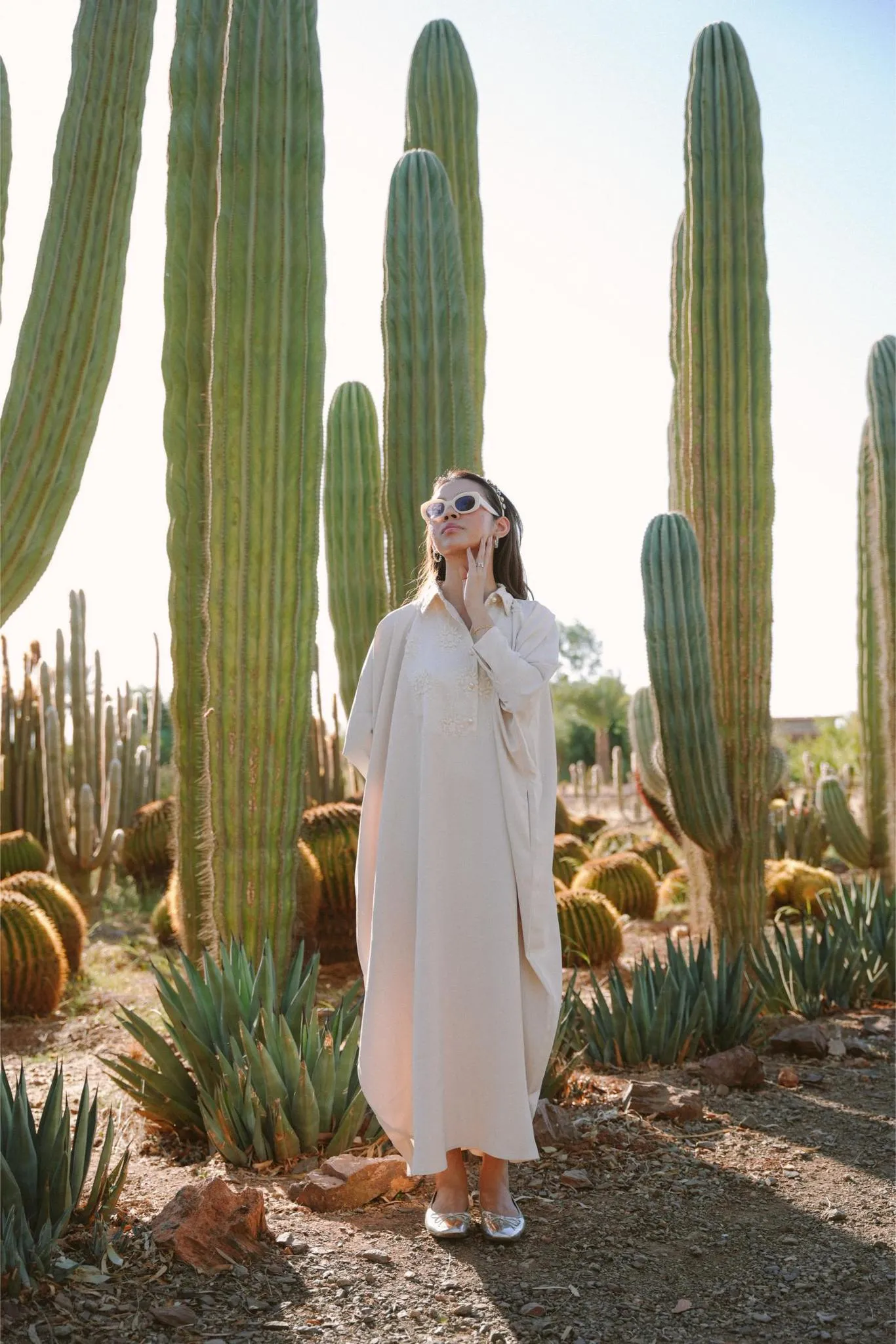 NAHLA KAFTAN IN PEARL