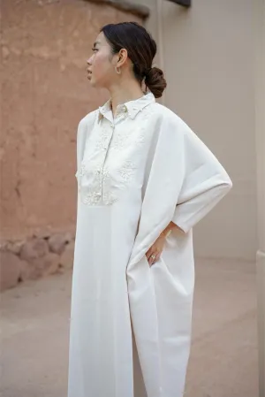 NAHLA KAFTAN IN PEARL