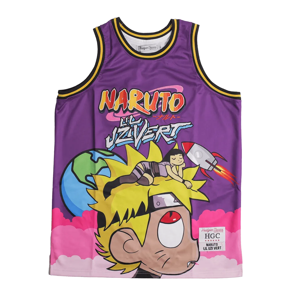 NARUTO X UZI VERT  BASKETBALL JERSEY  FUSE