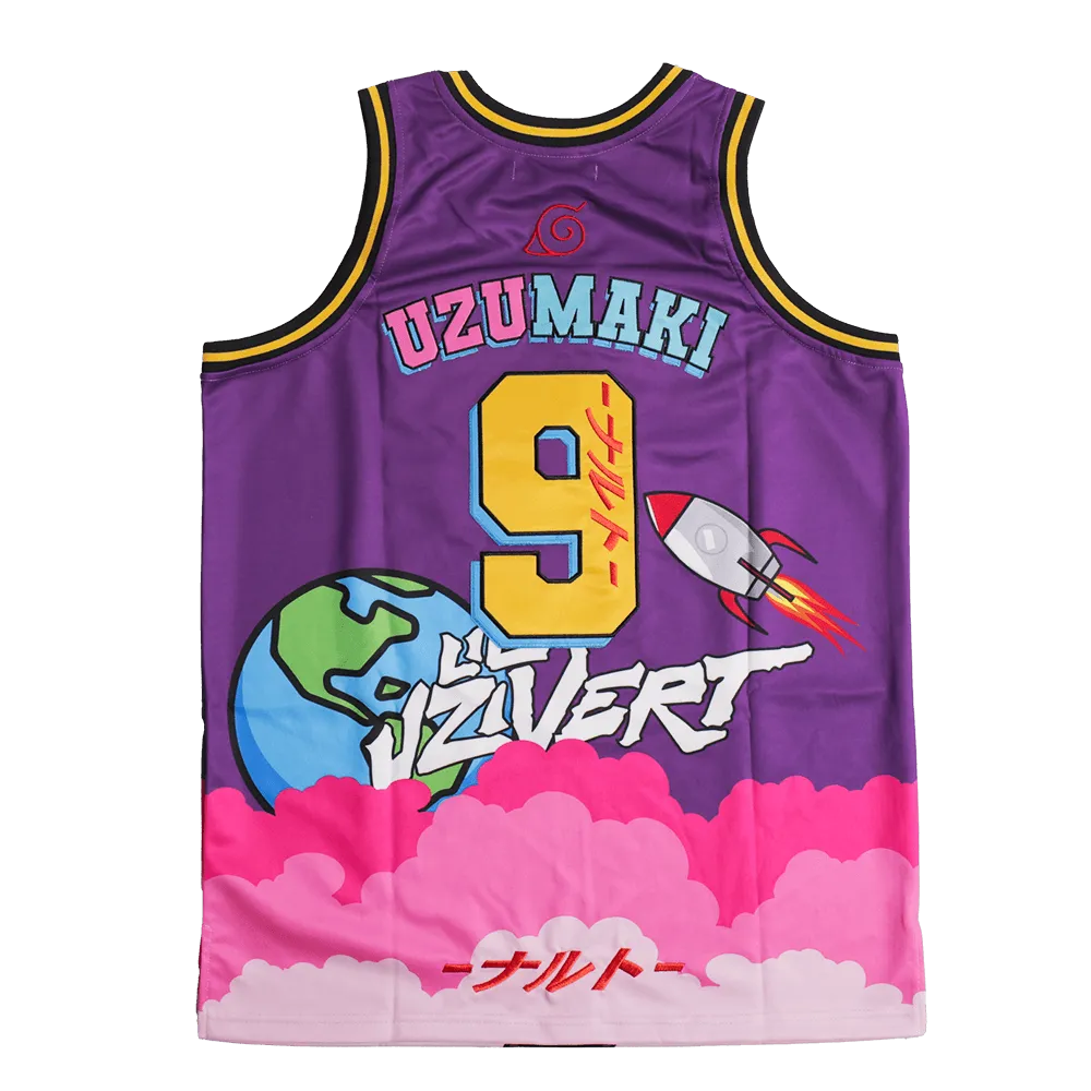 NARUTO X UZI VERT  BASKETBALL JERSEY  FUSE