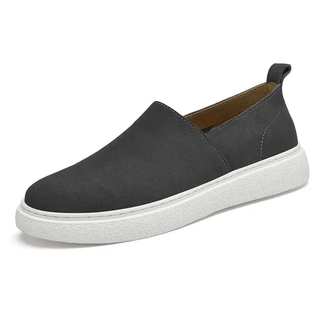 Neue Wildleder-Lederschuhe für Herren Casual Business Freizeit Spaziergänge Mokassins Slipper