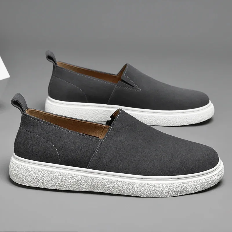 Neue Wildleder-Lederschuhe für Herren Casual Business Freizeit Spaziergänge Mokassins Slipper
