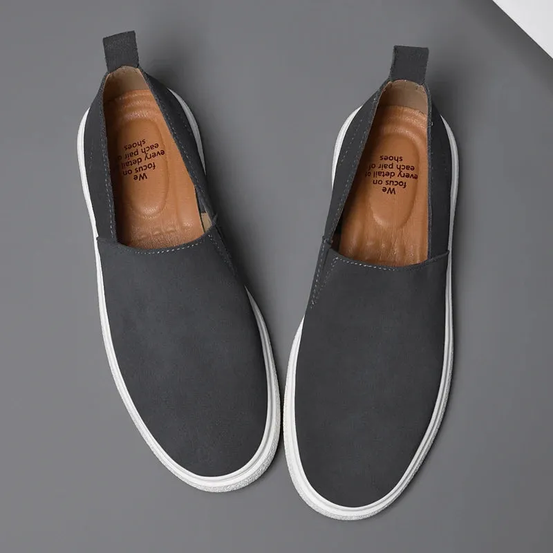 Neue Wildleder-Lederschuhe für Herren Casual Business Freizeit Spaziergänge Mokassins Slipper