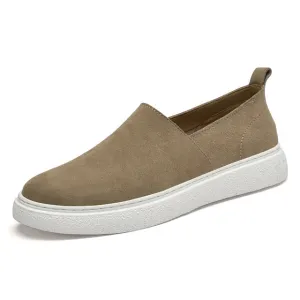 Neue Wildleder-Lederschuhe für Herren Casual Business Freizeit Spaziergänge Mokassins Slipper