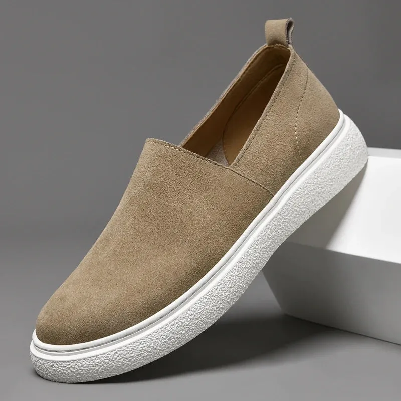Neue Wildleder-Lederschuhe für Herren Casual Business Freizeit Spaziergänge Mokassins Slipper