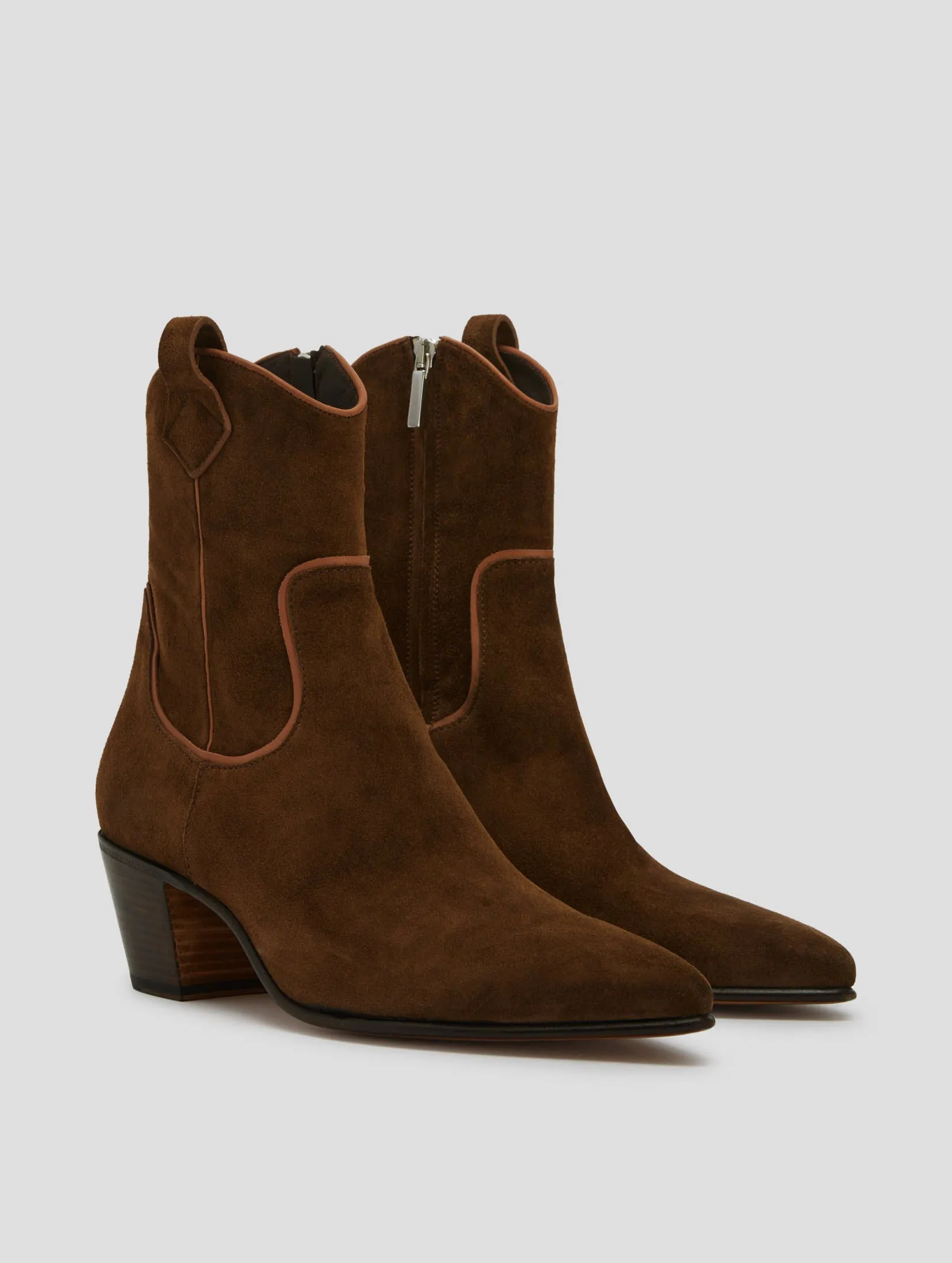 NICO 60MM ARIZONA BOOT IN ROCK SUEDE-Woman