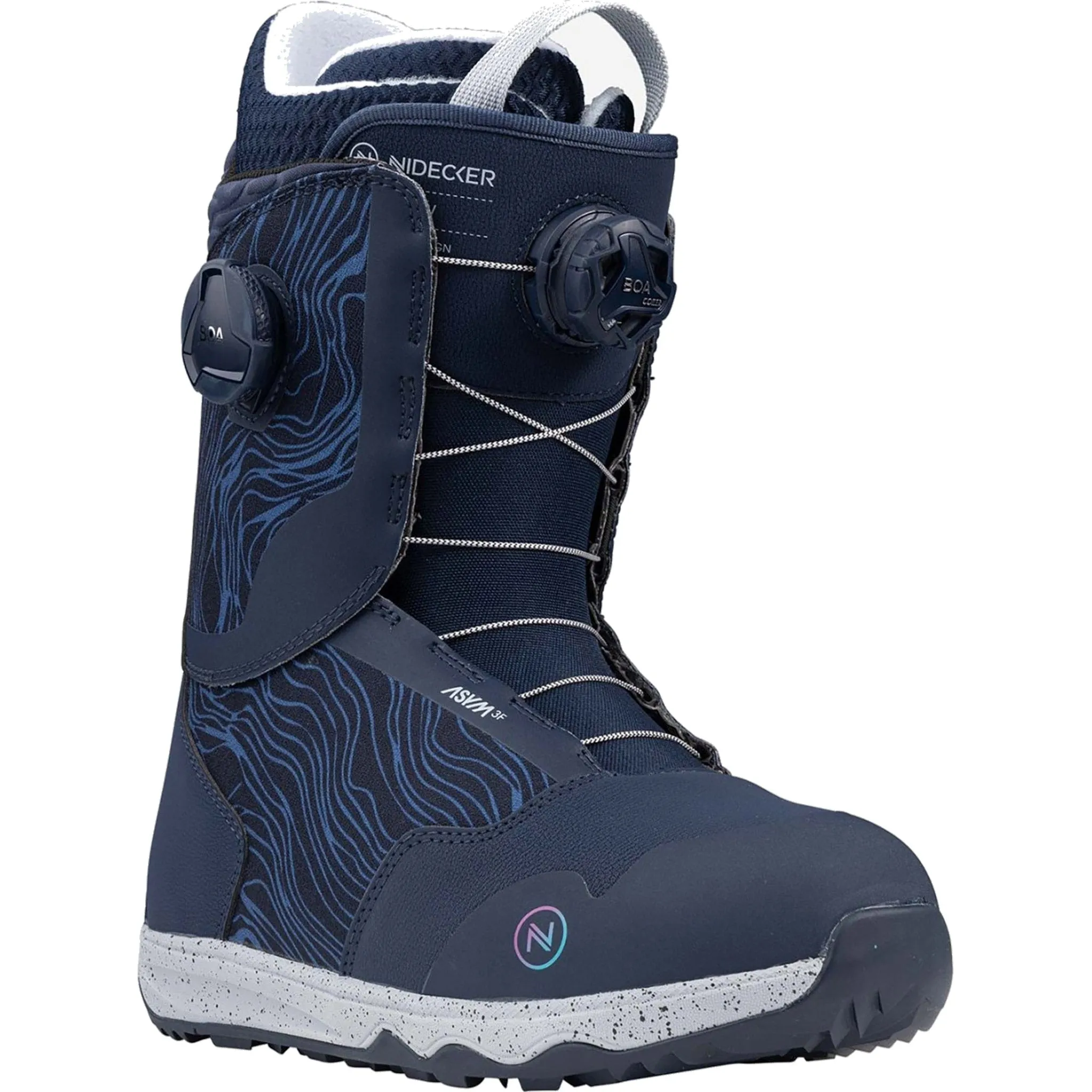 Nidecker Womens Rift Snowboard Boots Blue 2024