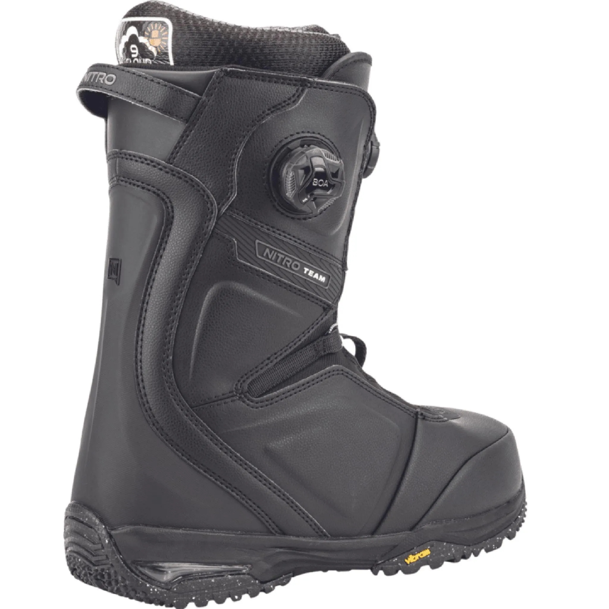 Nitro Team Boa Snowboard Boots Black 2025