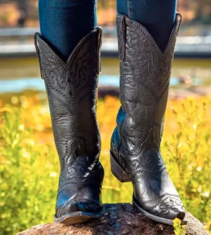 Old Gringo Yippee Ki Yay Sintra Black Boots