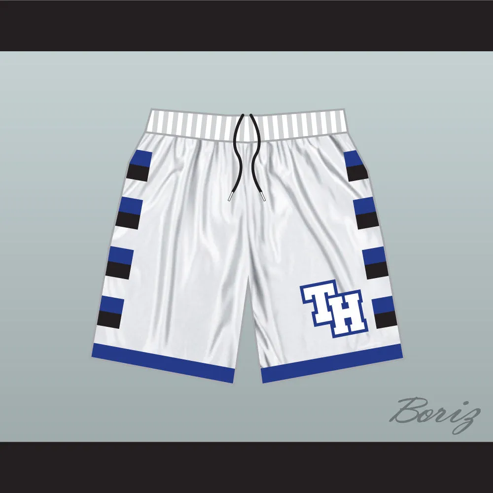 One Tree Hill Ravens White Basketball Shorts TH