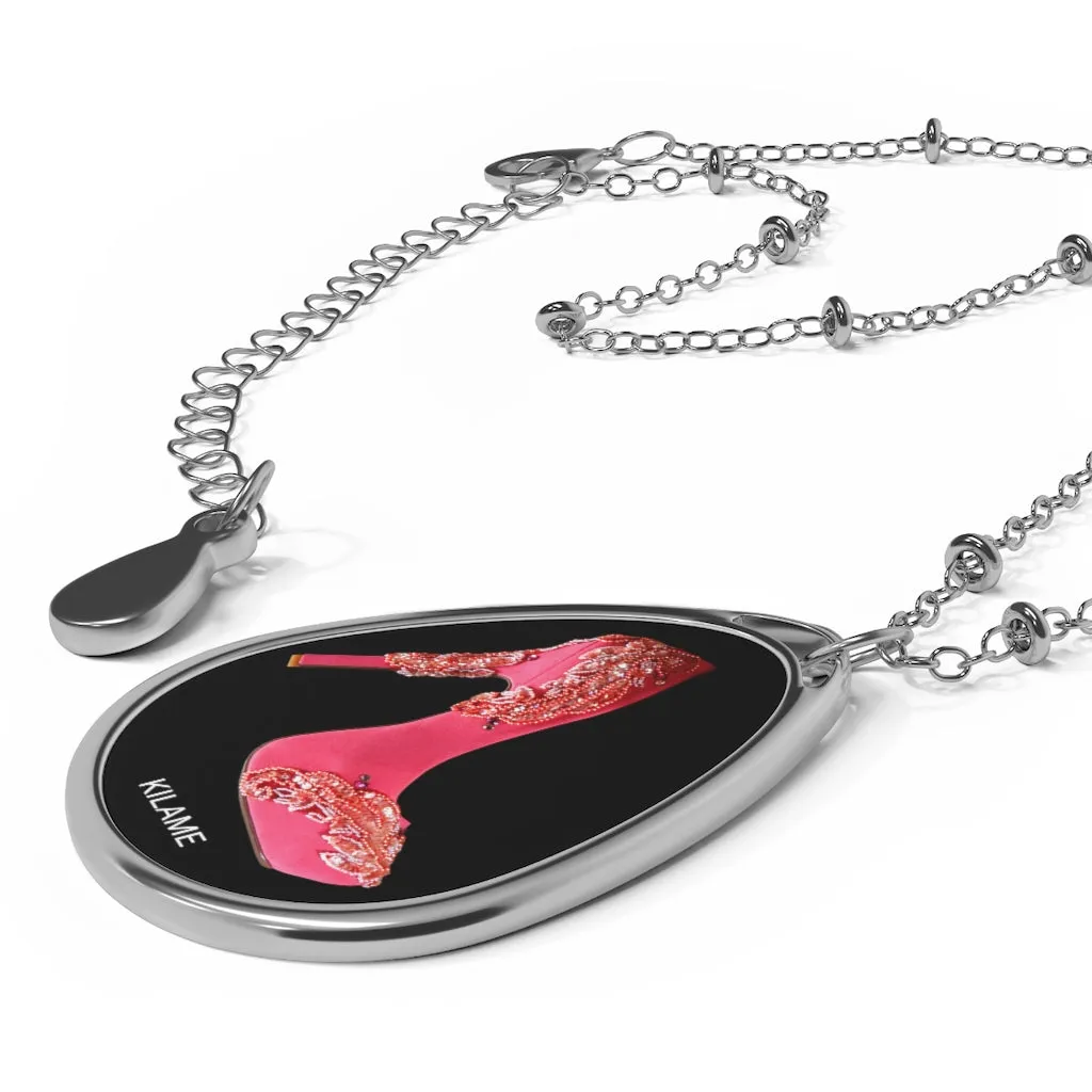 Oval Necklace 'Influencer pump' Kilame
