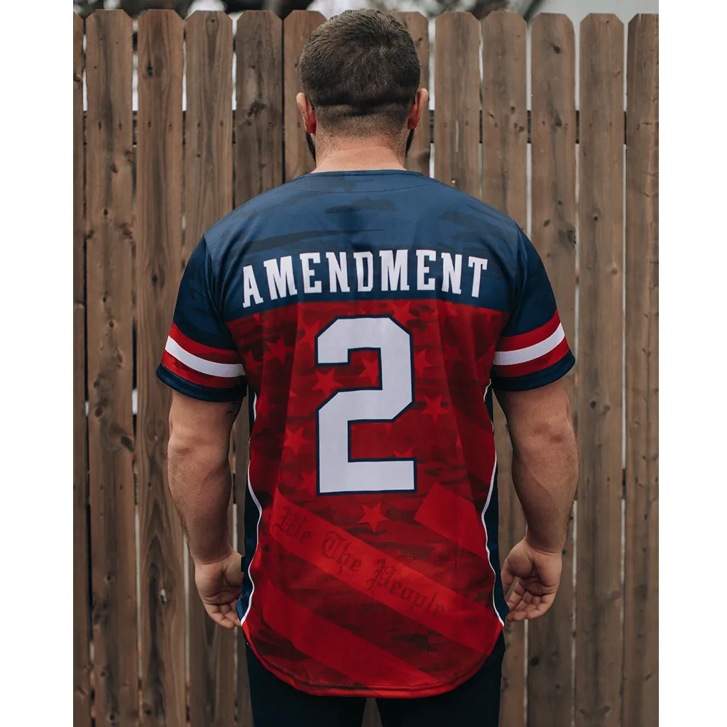 Patriotic America Baseball Jersey
