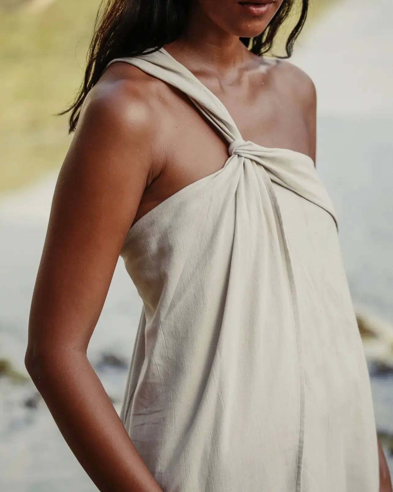 Pia Maxi Dress Natural M/L