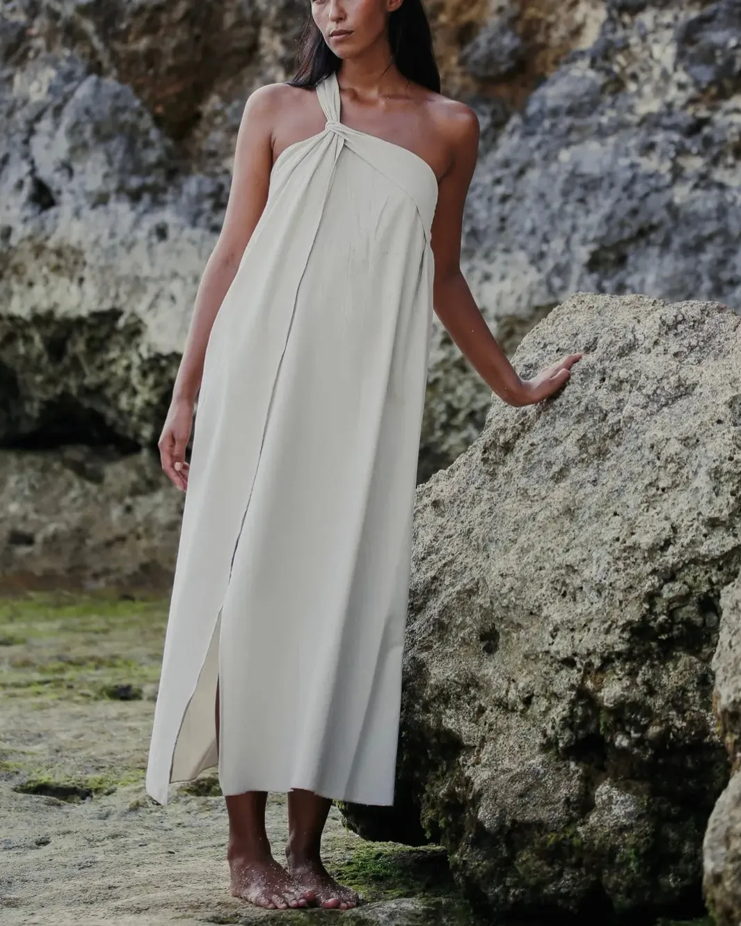 Pia Maxi Dress Natural M/L
