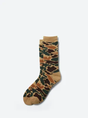 Pile Camo Crew Socks