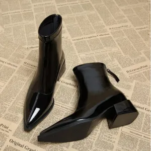 Pointed-Toe Ankle Boots | Sleek & Elegant | Versatile Style