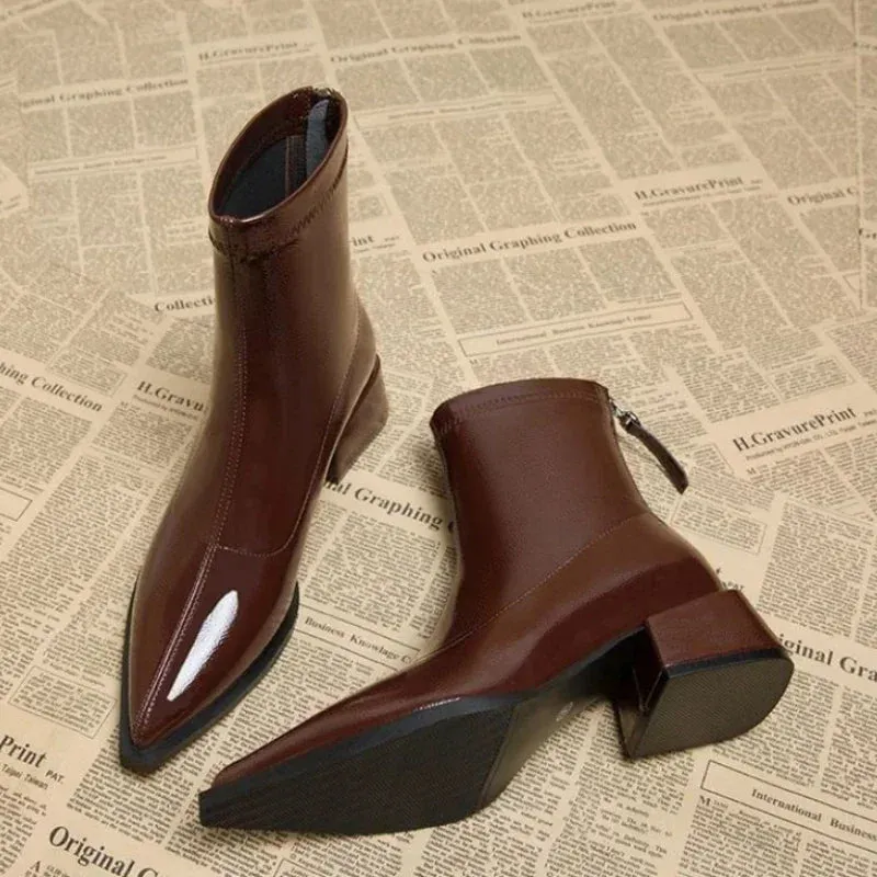 Pointed-Toe Ankle Boots | Sleek & Elegant | Versatile Style