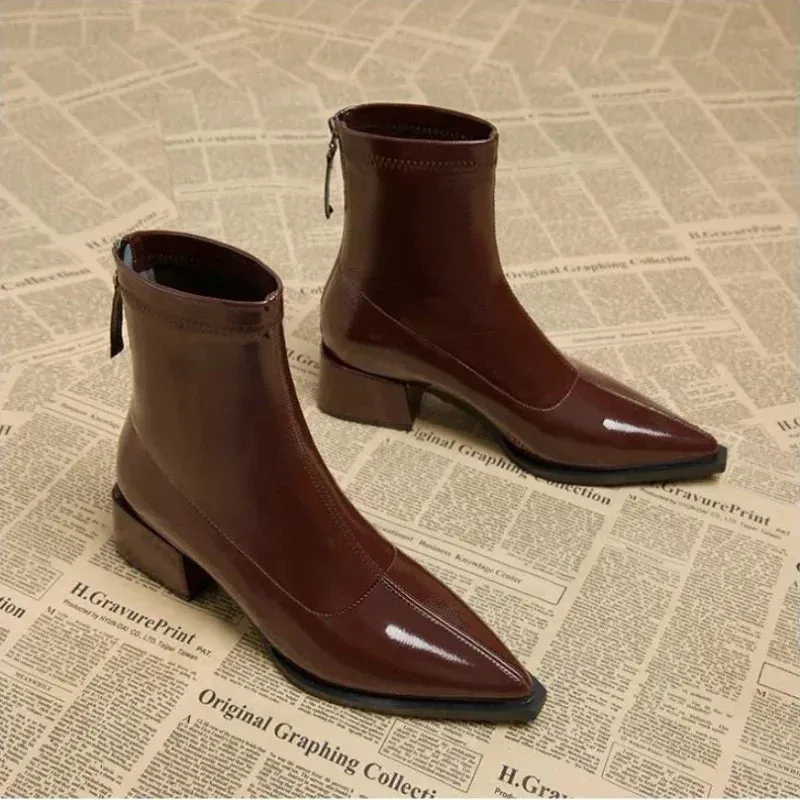 Pointed-Toe Ankle Boots | Sleek & Elegant | Versatile Style