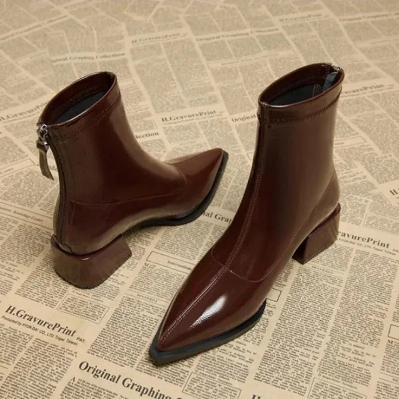 Pointed-Toe Ankle Boots | Sleek & Elegant | Versatile Style
